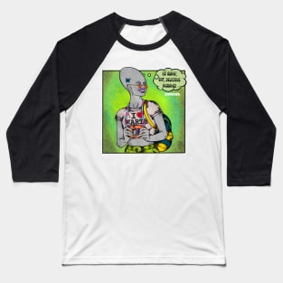 Alien Tourist Baseball T-Shirt